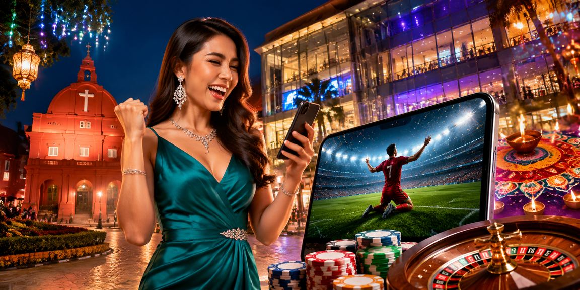 Pengguna di Melaka mengakses aplikasi kasino 3900 untuk bermain Blackjack Live Dealer